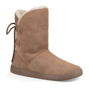 Koolaburra by Ugg Sheep Trim Lined Shazi Water Resistant Slip on Round Toe Boots