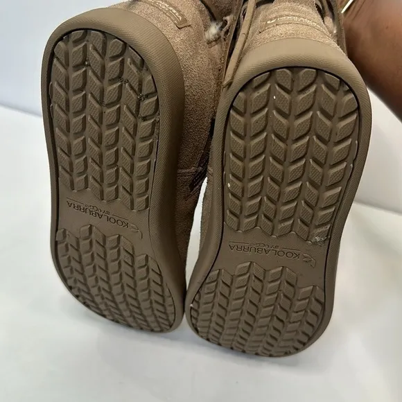 Koolaburra by Ugg Sheep Trim Lined Shazi Water Resistant Slip on Round Toe Boots
