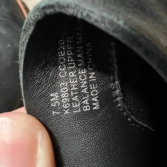 Kork-Ease Black Leather Slip on Zip up Boots Size 7.5