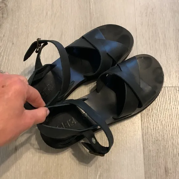 KORK EASE | CLASSIC AVA | WEDGE | SANDALS size 8 black