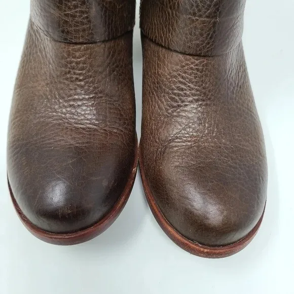 Kork-Ease Isa Dark Brown Leather Ankle Boots 6.5
