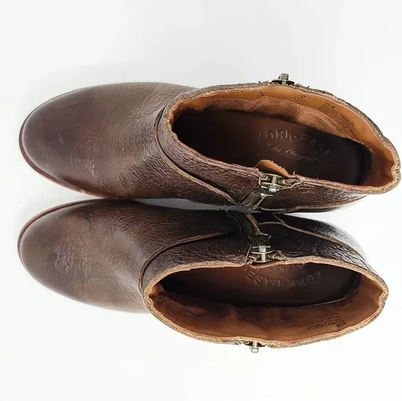 Kork-Ease Isa Dark Brown Leather Ankle Boots 6.5