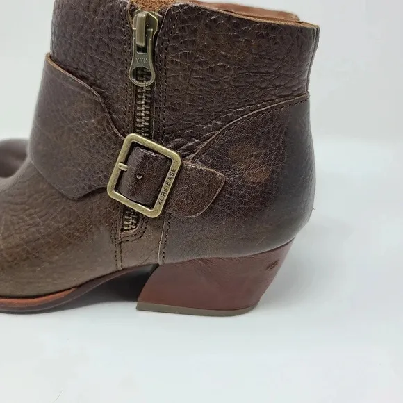 Kork-Ease Isa Dark Brown Leather Ankle Boots 6.5
