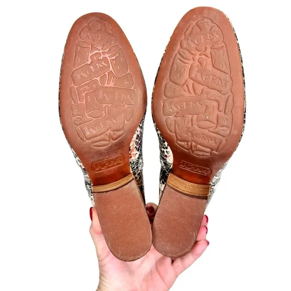Kork Ease Leland Boots Snake Embossed SZ 6.5
