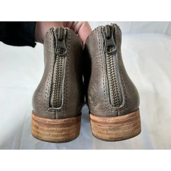 KORK EASE RYDER Women's Ankle Boots Gray Distressed Leather Size 7