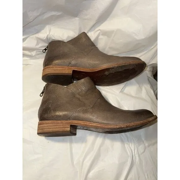 KORK EASE RYDER Women's Ankle Boots Gray Distressed Leather Size 7
