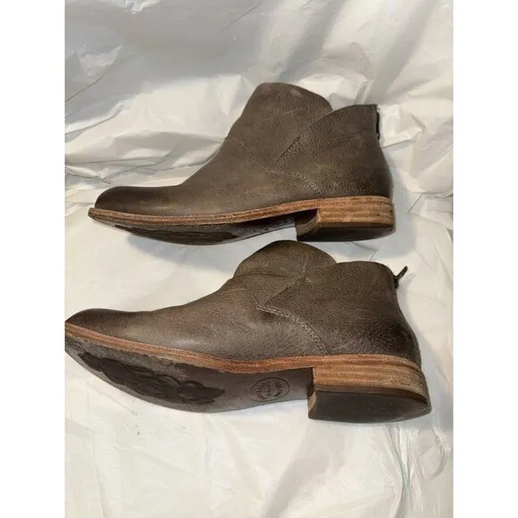 KORK EASE RYDER Women's Ankle Boots Gray Distressed Leather Size 7