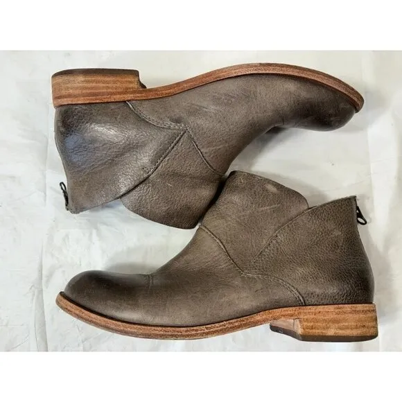 KORK EASE RYDER Women's Ankle Boots Gray Distressed Leather Size 7