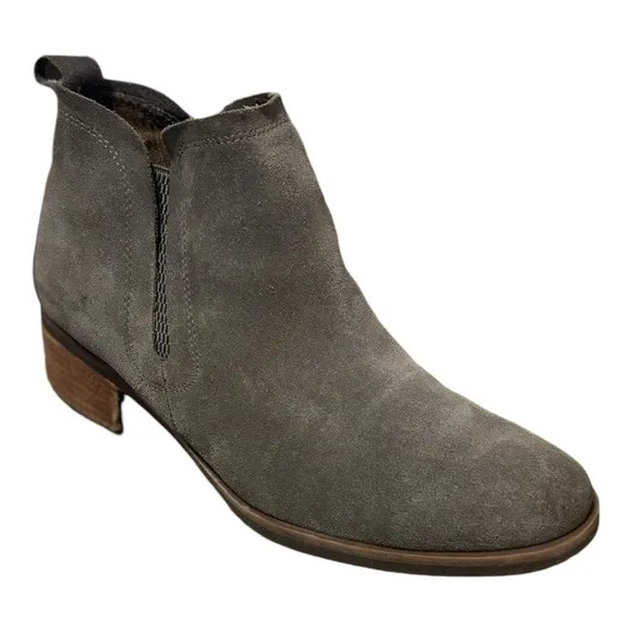 Korks Gray Suede Ankle Boots Size 10 Kork Ease Boots