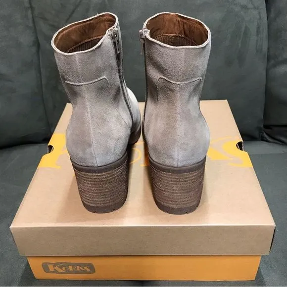 Korks Esmeralda Womens Suede Taupe Boots