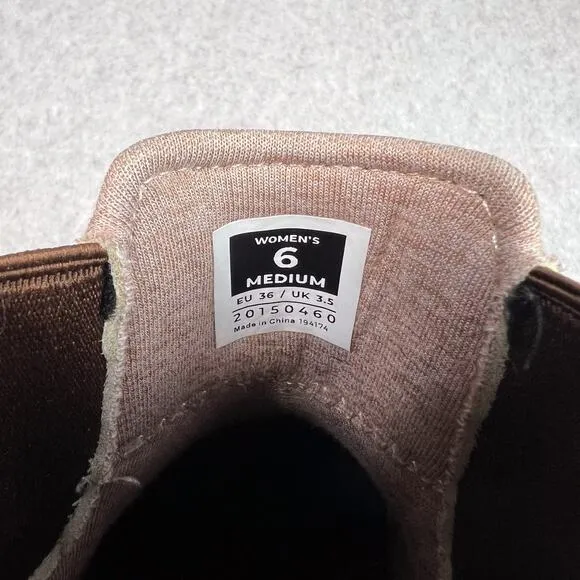 KURU Womens 6 M Brown Luna Chelsea Boots Ankle Slip On Comfort