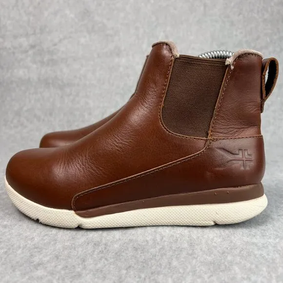KURU Womens 6 M Brown Luna Chelsea Boots Ankle Slip On Comfort