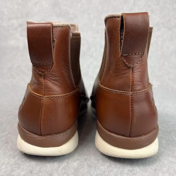 KURU Womens 6 M Brown Luna Chelsea Boots Ankle Slip On Comfort