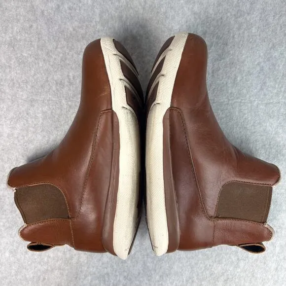 KURU Womens 6 M Brown Luna Chelsea Boots Ankle Slip On Comfort