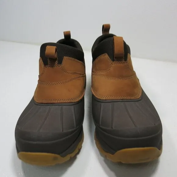 L. L. Bean storm Chaser Slip On Leather Rubber Mini Boots Footwear Men's Shoe 12