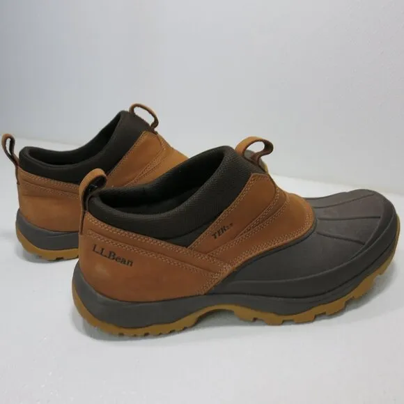 L. L. Bean storm Chaser Slip On Leather Rubber Mini Boots Footwear Men's Shoe 12