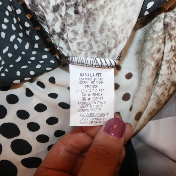 La Fée Maraboutée Women's Dress Size 38 – Chic, Feminine, and Effortless