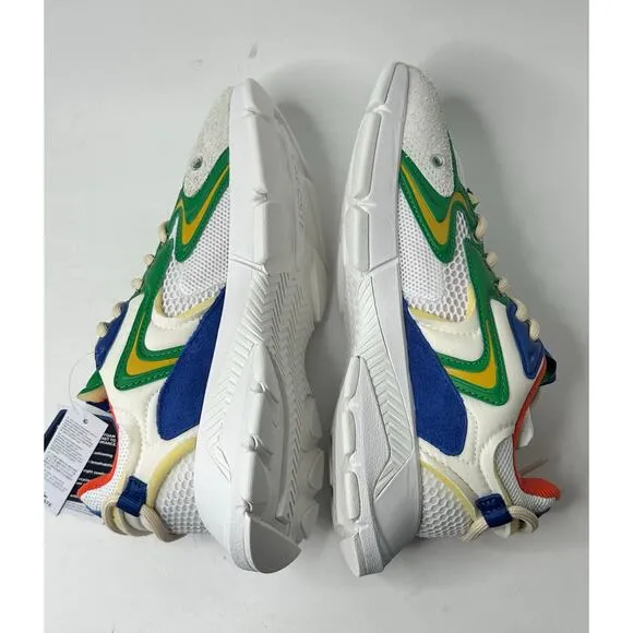 Lacoste Men's L003 Neo Lace-Up Sneakers White/Blue Size US 8 / EU 40.5 NWT