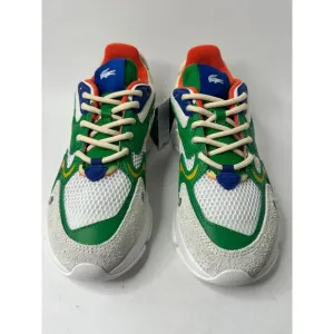 Lacoste Men's L003 Neo Lace-Up Sneakers White/Blue Size US 8 / EU 40.5 NWT