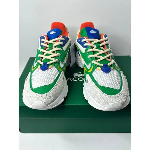 Lacoste Men's L003 Neo Lace-Up Sneakers White/Blue Size US 8 / EU 40.5 NWT