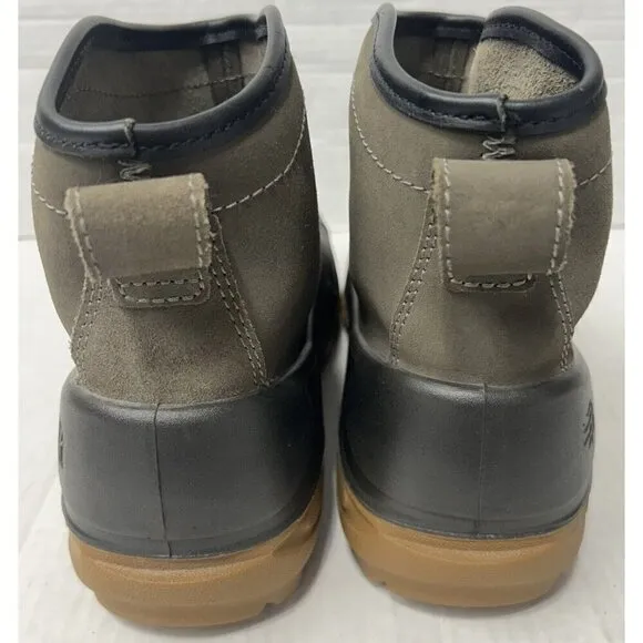 LaCrosse Boots Mens 13 Aero Timber Top Slip-On 6” Gray/Black Leather Rubber EUC
