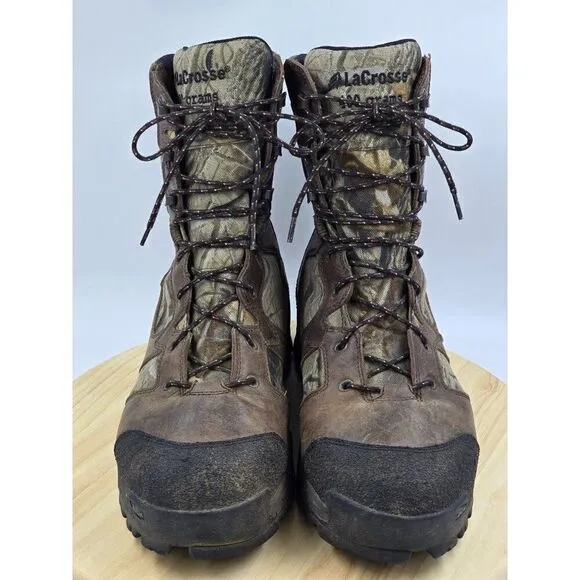 LaCrosse Realtree Road Trips  400 mg gore-tex hunting boots mens size 14