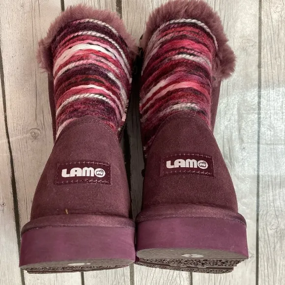 Lamo Suede Slip On Willow Ankle Boots