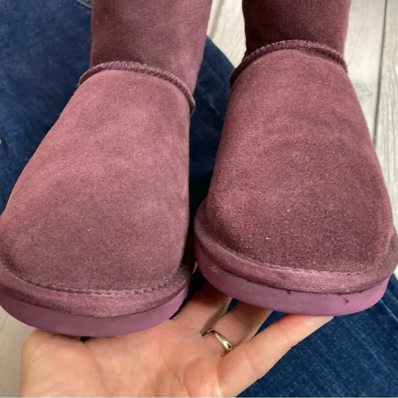 Lamo Suede Slip On Willow Ankle Boots