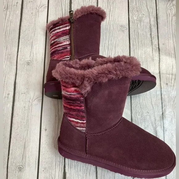 Lamo Suede Slip On Willow Ankle Boots