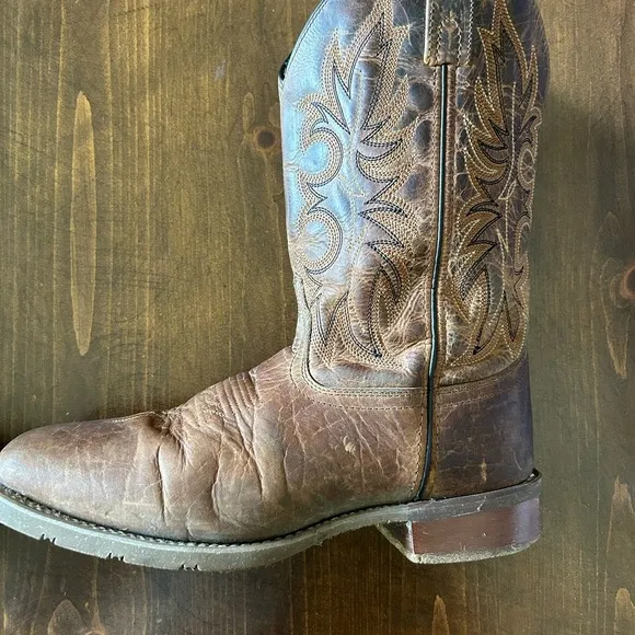Larado Men’s Rancher Stockman Western Boots. Size 8.5D.
