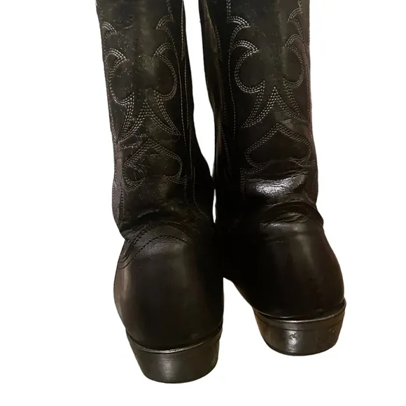 Laredo Birchwood Men’s Classic Black Size 11 D Western Boots