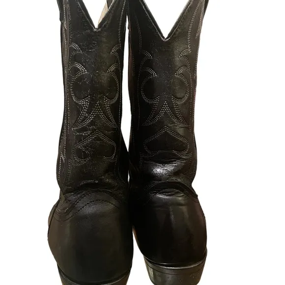 Laredo Birchwood Men’s Classic Black Size 11 D Western Boots