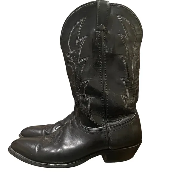 Laredo Birchwood Men’s Classic Black Size 11 D Western Boots