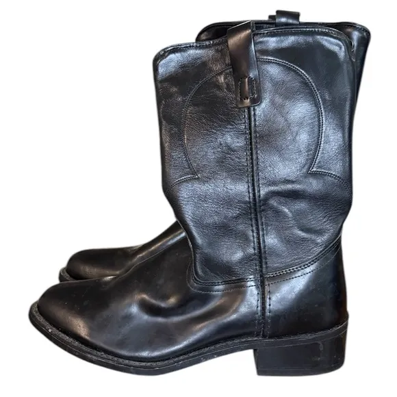 Laredo Men's Boots Wellington 12&quot; Uniform Black leather