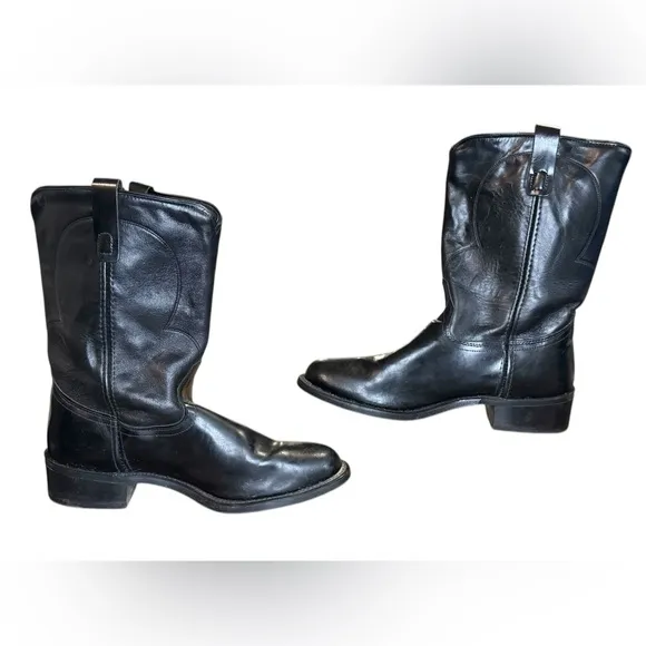 Laredo Men's Boots Wellington 12&quot; Uniform Black leather