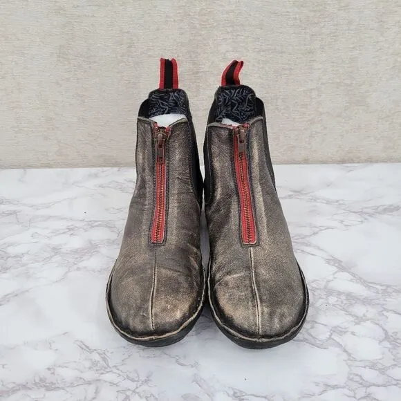 Laredo Western Boots Women's 7M Zip Front Chelsea Boots