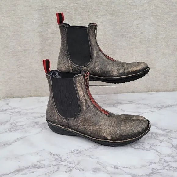 Laredo Western Boots Women's 7M Zip Front Chelsea Boots