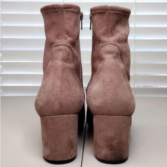 Le Pepe Suede Leather Sz 10 Block Heel Ankle-Boots