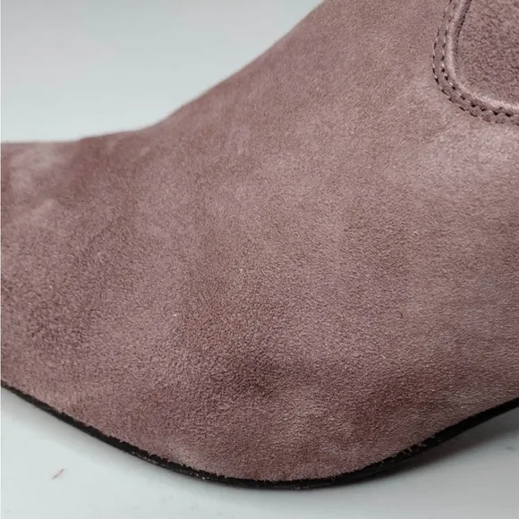 Le Pepe Suede Leather Sz 10 Block Heel Ankle-Boots