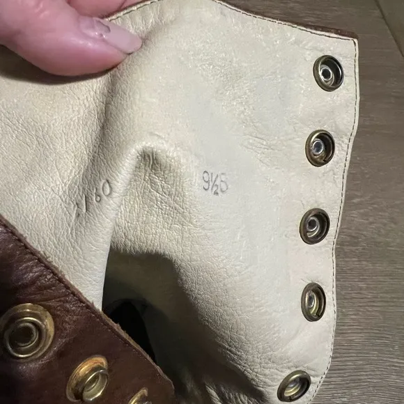 Leather Boots brown size 9.5