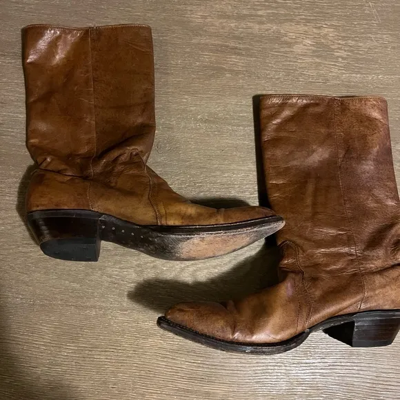 Leather Boots brown size 9.5