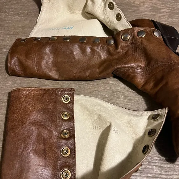 Leather Boots brown size 9.5