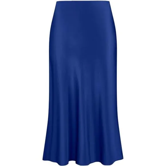 Leopard Skirt for Women Blue