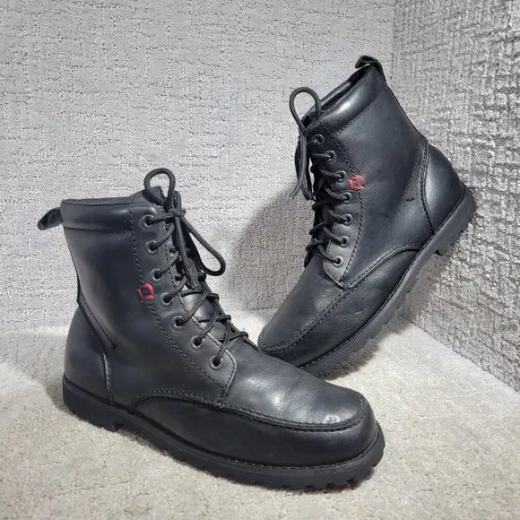 Levi’s Jungle Hi Men's Size 10.5M US Black Leather Lace Up Boots 51477501A