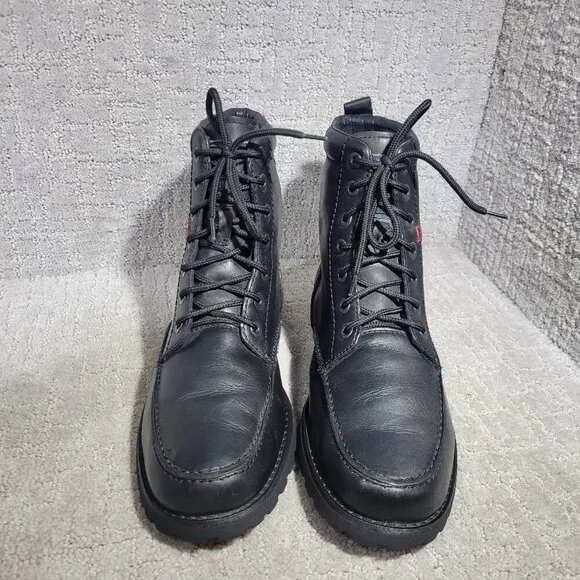 Levi’s Jungle Hi Men's Size 10.5M US Black Leather Lace Up Boots 51477501A