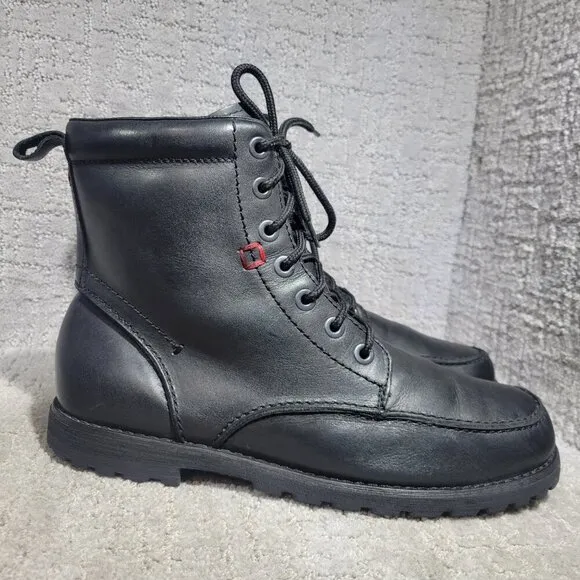 Levi’s Jungle Hi Men's Size 10.5M US Black Leather Lace Up Boots 51477501A