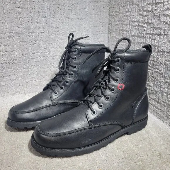 Levi’s Jungle Hi Men's Size 10.5M US Black Leather Lace Up Boots 51477501A