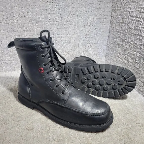 Levi’s Jungle Hi Men's Size 10.5M US Black Leather Lace Up Boots 51477501A