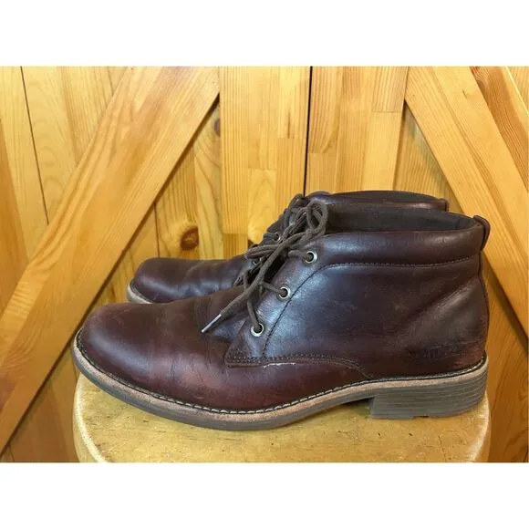 Levis Leather Upper Lace Up Boots Brown Size 9.5