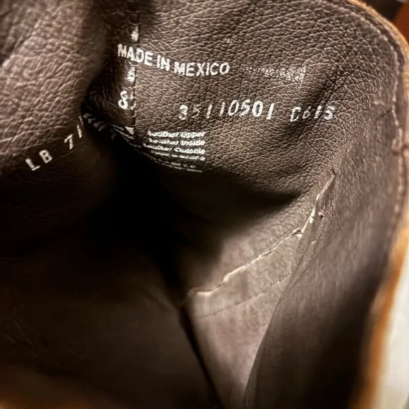 Liberty leather boots 8